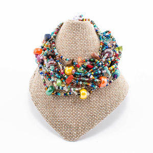 Beach Ball Beaded Bracelet - Multi