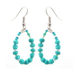 Trio of Hope Hoop Earring - Turquoise