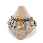 Beach Ball Beaded Anklet - Multi