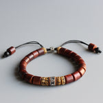 Natural Sanders Wood + Amulet