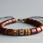 Natural Sanders Wood + Amulet