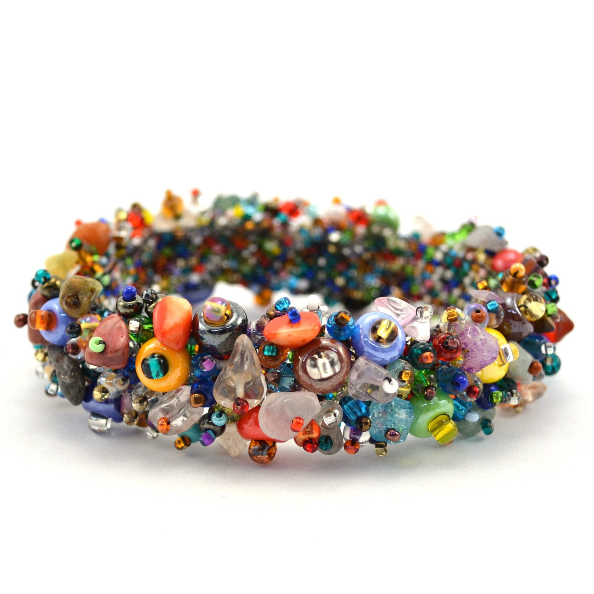 Magnetic Beach Ball Caterpillar Bracelet - Meadow