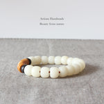 White Bodhi Seed + Olive Nut
