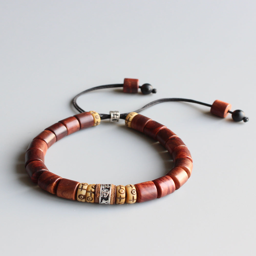 Natural Sanders Wood + Amulet