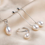 Genuine Freshwater Pearls - Set of 3