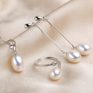 Genuine Freshwater Pearls - Set of 3
