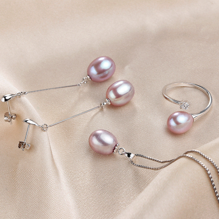 Genuine Freshwater Pearls - Set of 3