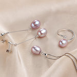 Genuine Freshwater Pearls - Set of 3