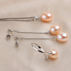 Genuine Freshwater Pearls - Set of 3