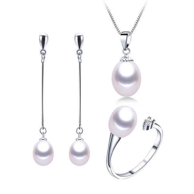 Genuine Freshwater Pearls - Set of 3