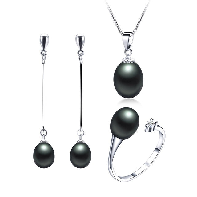 Genuine Freshwater Pearls - Set of 3